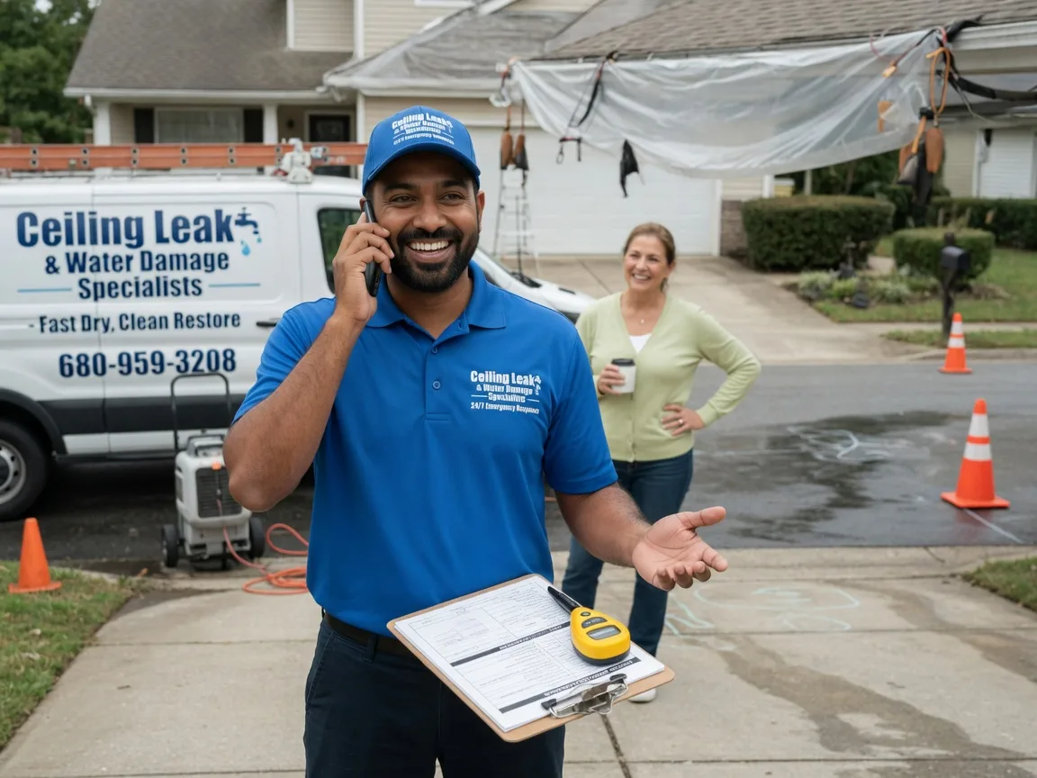 Ceiling Leak Cleanup Bethesda, OH FAQs